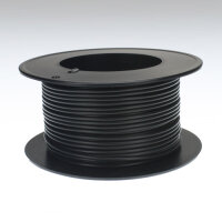 Kabel 1,0 qmm schwarz 25m