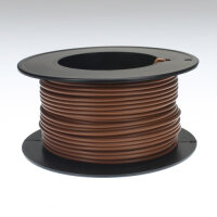 Kabel 1,0 qmm braun 25m
