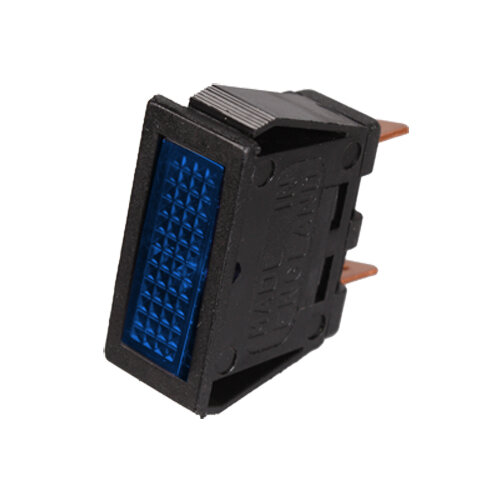 Kontrollleuchte, Kontrolllampe, Warnlampe, 12V blau