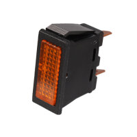 Kontrollleuchte, Kontrolllampe, Warnlampe, 12V orange
