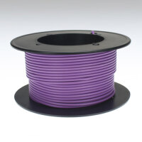 Kabel 1,0 qmm lila 25m
