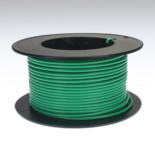 Kabel 1,0 qmm grün 25m