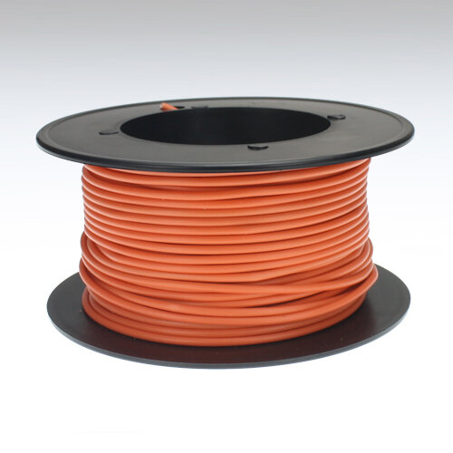 Kabel 1,0 qmm orange 25m