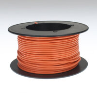 Kabel 1,0 qmm orange 25m