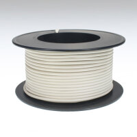 Kabel 1,5 qmm weiss 25m