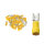 25 teilisolierte Flachsteckhülsen 6,3x0,8 gelb 4,0 bis 6,0 mm²