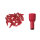 25 vollisolierte Flachsteckhülsen 6,3 x 0,8 rot 0,5 bis 1,5 mm²