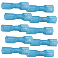 10 vollisolierte Flachsteckhülsen 6,4 x 0,8 mit...