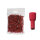 100 vollisolierte Flachsteckhülsen 4,7x0,5 rot 0,5 bis 1,5 mm²