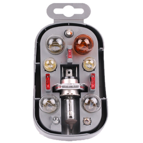 KFZ Glühlampen Ersatzkasten 12 Volt H4 ( 13-teilig )