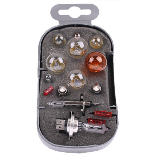 KFZ Glühlampen Ersatzkasten 12 Volt H1 / H7 ( 15-teilig )