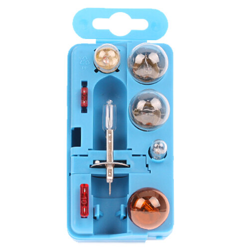 KFZ Glühlampen Ersatzkasten 12 Volt H1 ( 8-teilig )