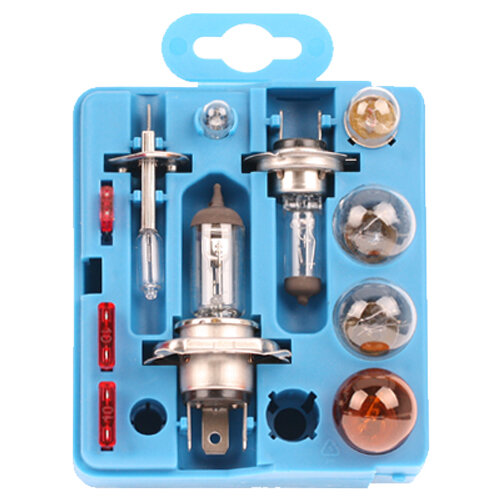 KFZ Glühlampen Ersatzkasten 12 Volt UNIVERSAL  ( 10-teilig )