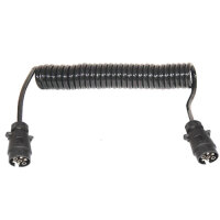 Spiralkabel 3,50m 7-polig Stecker / Stecker, Verbindung...