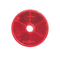 Reflektor / Katzenauge / Rückstrahler rot 80 mm mit...