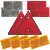 10-teiliges SET: Reflektoren / Katzenaugen /...