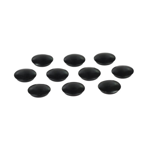 10 Blindstopfen, Karosseriestopfen, Verschlussstopfen, PVC, ID: 20,0mm - AD: 25 mm