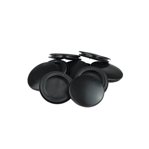 10 Blindstopfen, Karosseriestopfen, Verschlussstopfen, PVC, ID: 32,0mm - AD: 35,4 mm