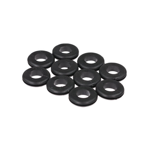 10 x Kabeldurchführungstülle, Gummitülle, Kabeltülle, Kabelschutz, KD: 12,5mm ID: 19mm