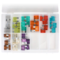 45-teiliges KFZ-Sicherungs Sortiment Flachstecksicherung...