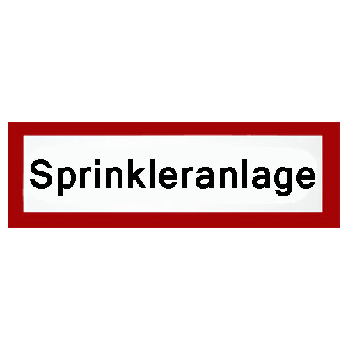 Sprinkleranlage Kunststoff Größe: 297x105 mm
