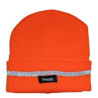 Strickmütze leuchtorange