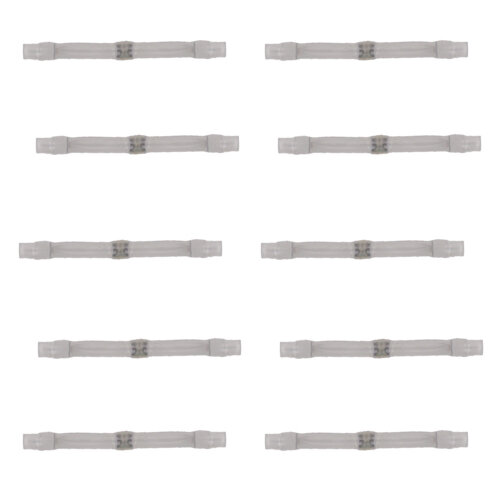 10 Stück Lötverbinder / Stossverbinder weiss 0,3 - 0,8 qmm