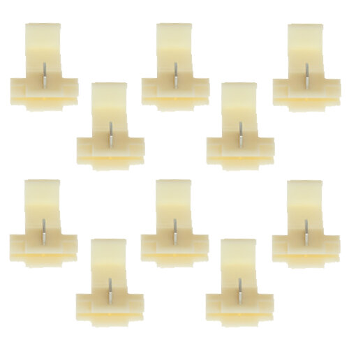 10 Stück Abzweigverbinder / Schnellverbinder / Stromdieb weiss 0,75 - 2,5 qmm