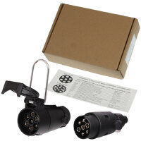 SET: Anhängerstecker + Kupplungsdose 7-polig Kunststoff
