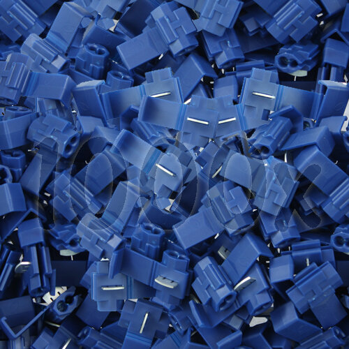 1000 Stück Abzweigverbinder / Schnellverbinder / Stromdieb blau 1,5 - 2,5 qmm