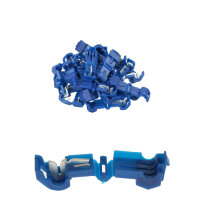25x T-Abzweigverbinder blau