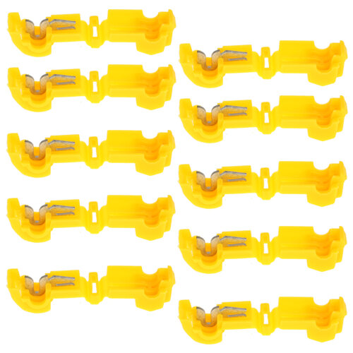 10x T-Abzweigverbinder gelb