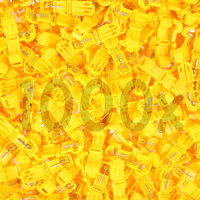 1000x T-Abzweigverbinder gelb