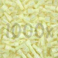 1000x Flachstecker gelb für T-Abzweigverbinder