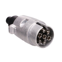 Anhängerstecker 7-polig  Aluminium mit...