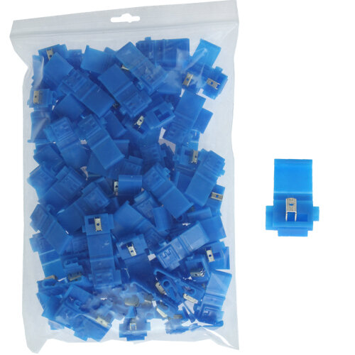 100 Stück Abzweigverbinder / Schnellverbinder / Stromdieb blau 1,0 -2,5qmm