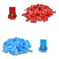 SET: 200 Doppel-Abzweigverbinder  ( je 100x rot - 100x...