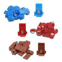 SET: 30 Doppel-Abzweigverbinder ( je 10x blau - 10x rot -...