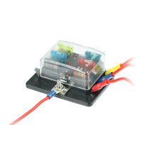 KFZ Sicherungshalter 6-fach mit Status LED für...