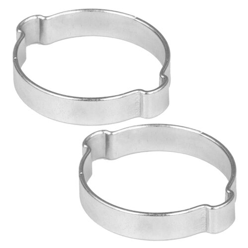 2 Stück 2-Ohr Schellen,  Druckluftschellen, Schlauchschellen, Bierschlauchschellen, 40-43 mm