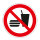 Verbotszeichen Essen und Trinken verboten Kunststoff 200 mm