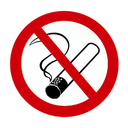 Verbotszeichen Rauchen verboten Folie selbstklebend 100 mm