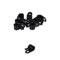 10 x Kabelklemme, Kabelschelle, Kunststoff 9,9mm