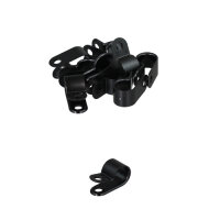 10 x Kabelklemme, Kabelschelle, Kunststoff 12,7mm