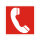 Brandmeldetelefon - Schild  Folie selbstklebend 200 x 200 mm