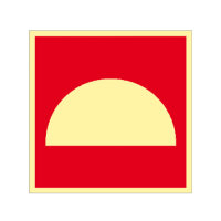 Mittel und Geräte zur Brandbekämpfung - Schild...