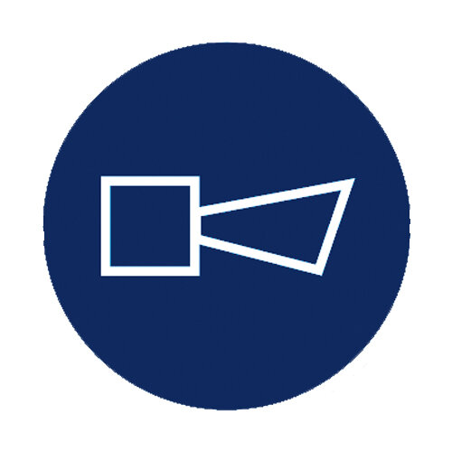 Gebotszeichen Signal geben Folie selbstklebend 315 mm