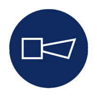 Gebotszeichen Signal geben Folie selbstklebend 315 mm