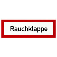 Rauchklappe Folie selbstklebend 148 x 52 mm