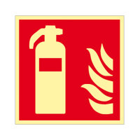 Feuerlöscher - Schild  Kunststoff nachl. selbstkl....